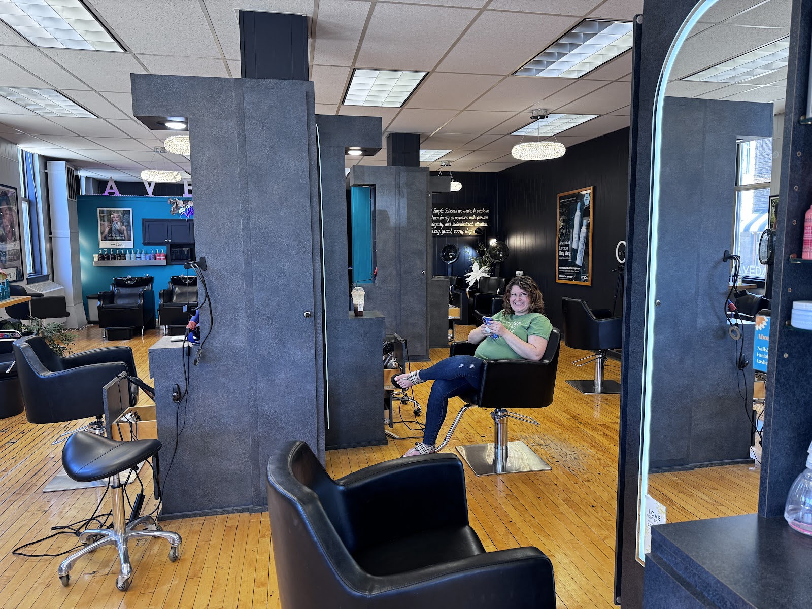 Simple Scissors Salon nail work in Janesville, Wisconsin